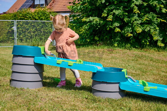 Vodná a bahenná dráha s dĺžkou 2,3 m Mudway Flow AquaPlay so stavidlami a regulátorom prietoku s UV filtrom