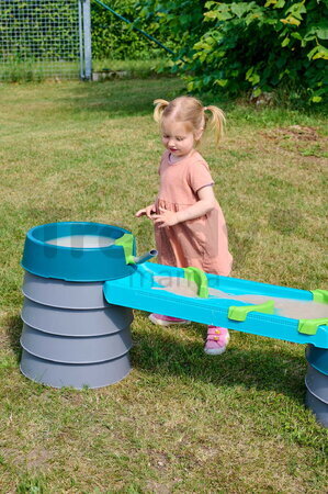 Vodná a bahenná dráha s dĺžkou 2,3 m Mudway Flow AquaPlay so stavidlami a regulátorom prietoku s UV filtrom