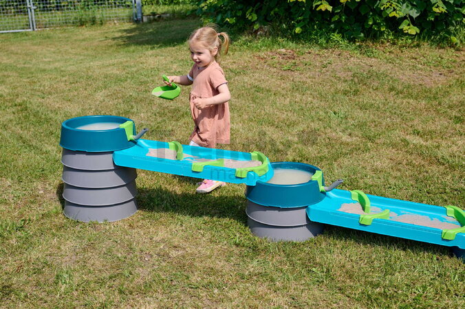 Vodná a bahenná dráha s dĺžkou 2,3 m Mudway Flow AquaPlay so stavidlami a regulátorom prietoku s UV filtrom