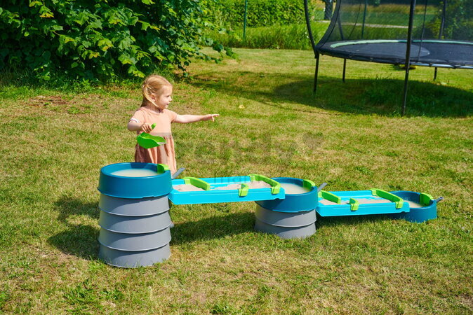 Vodná a bahenná dráha s dĺžkou 2,3 m Mudway Flow AquaPlay so stavidlami a regulátorom prietoku s UV filtrom