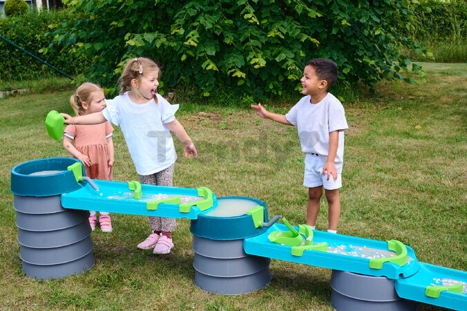 Vodná a bahenná dráha s dĺžkou 3 m Mudway Stream AquaPlay so stavidlami a regulátorom prietoku s UV filtrom