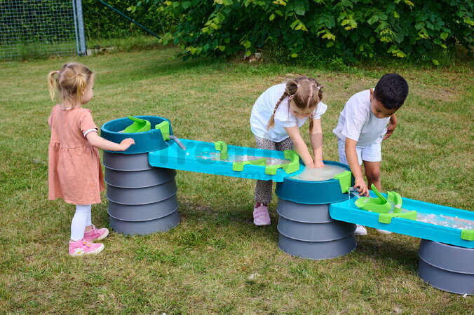 Vodná a bahenná dráha s dĺžkou 3 m Mudway Stream AquaPlay so stavidlami a regulátorom prietoku s UV filtrom