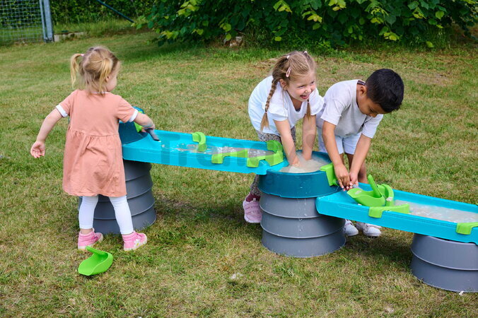 Vodná a bahenná dráha s dĺžkou 3 m Mudway Stream AquaPlay so stavidlami a regulátorom prietoku s UV filtrom