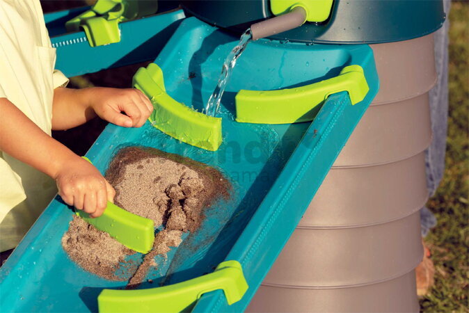 Vodná a bahenná dráha s dĺžkou 3 m Mudway Stream AquaPlay so stavidlami a regulátorom prietoku s UV filtrom