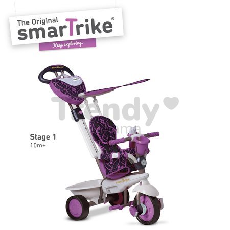 Trojkolka Dream Team Purple Touch Steering 4v1 smarTrike fialovo-šedá od 10 mes