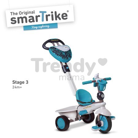 Trojkolka Dream Team Blue Touch Steering 4v1 smarTrike modro-šedá od 10 mes
