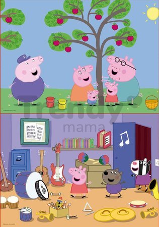 Puzzle Peppa Pig Educa 2x 48 dielov od 5 rokov