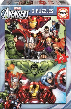 Puzzle Avengers Educa 2x 48 dielov