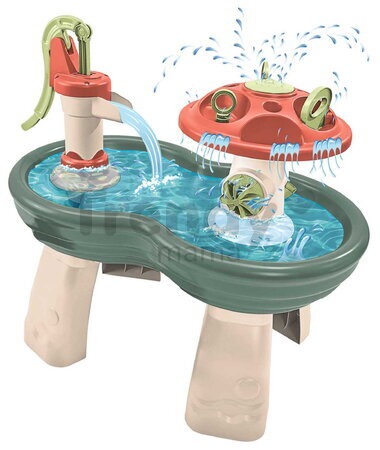 Vodná dráha stôl WaterTable Pastel AquaPlay s vodnou pumpou a vodný hríb s funkciou vodopádu a fontány