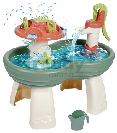 Vodná dráha stôl WaterTable Pastel AquaPlay s vodnou pumpou a vodný hríb s funkciou vodopádu a fontány