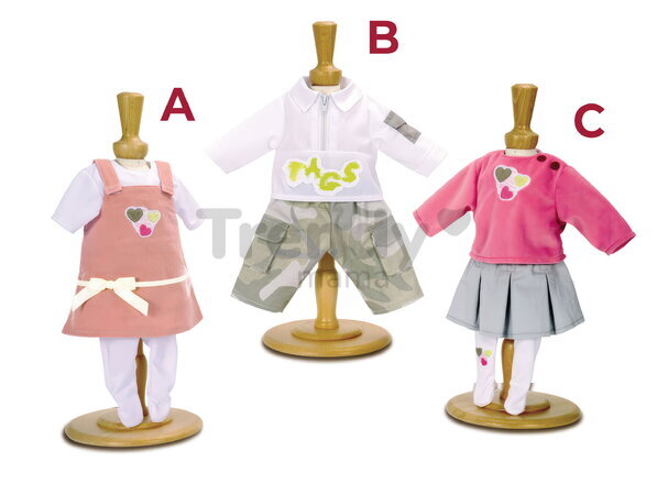 Šaty pre bábiku 42 cm Baby Nurse Smoby 3 druhy