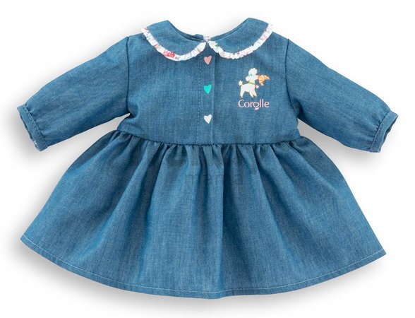 Šaty pre bábiku Dress A Weekend in Paris Mon Grand Poupon Corolle pre 42 cm bábiku od 24 mes
