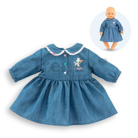 Šaty pre bábiku Dress A Weekend in Paris Mon Grand Poupon Corolle pre 42 cm bábiku od 24 mes