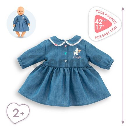 Šaty pre bábiku Dress A Weekend in Paris Mon Grand Poupon Corolle pre 42 cm bábiku od 24 mes