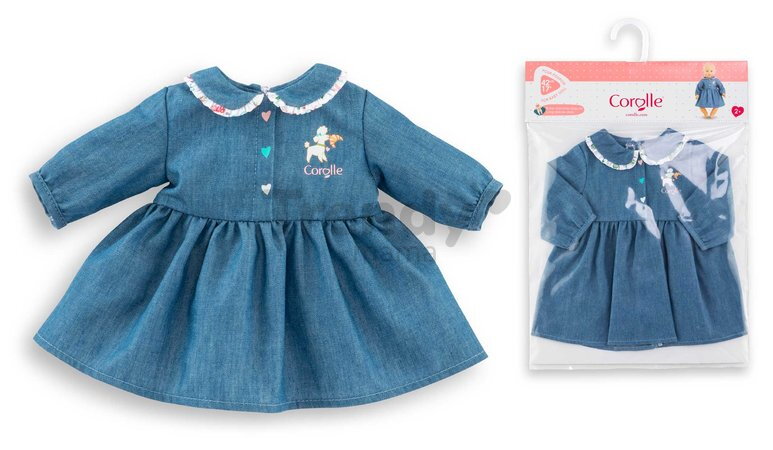 Šaty pre bábiku Dress A Weekend in Paris Mon Grand Poupon Corolle pre 42 cm bábiku od 24 mes