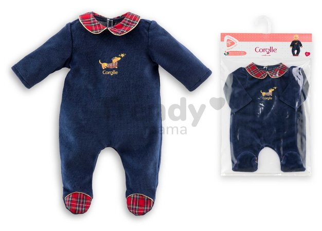 Pyžamo pre bábiku Pajamas Corolle Holidays Mon Grand Poupon Corolle vianočná edícia pre 42 cm bábiku od 24 mes