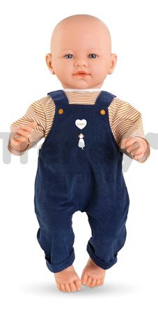 Tričko a overal pre bábiku T-shirt & Navy Blue Overall Mon Grand Poupon Corolle pre 42 cm bábiku od 24 mes