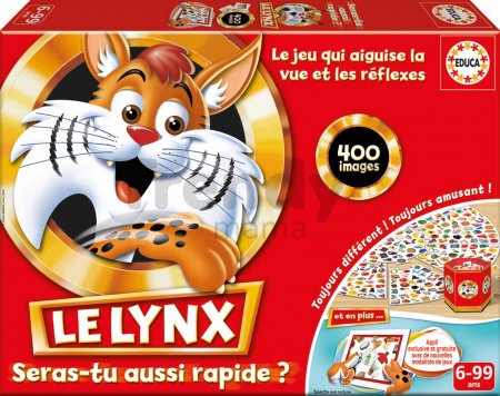 Rodinná spoločenská hra Le Lynx Educa 400 obrázkov vo francúzštine od 6 rokov