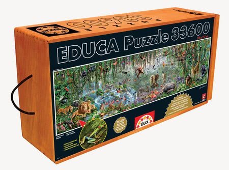 Puzzle Genuine Wildlife Educa 33 600 dielov od 11 rokov