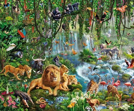 Puzzle Genuine Wildlife Educa 33 600 dielov od 11 rokov