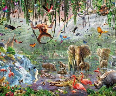 Puzzle Genuine Wildlife Educa 33 600 dielov od 11 rokov