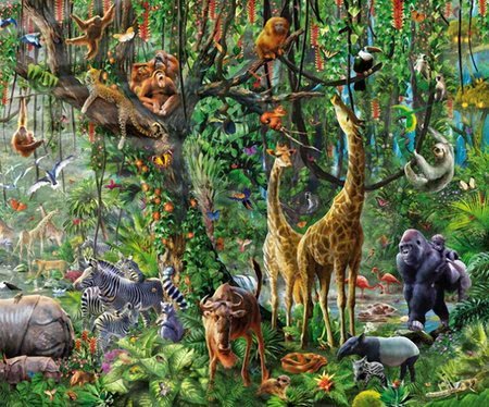 Puzzle Genuine Wildlife Educa 33 600 dielov od 11 rokov