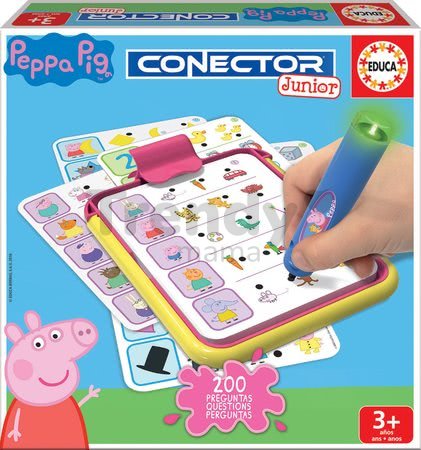 Conector Junior Peppa Pig Educa 40 kariet a 200 otázok s inteligentným perom