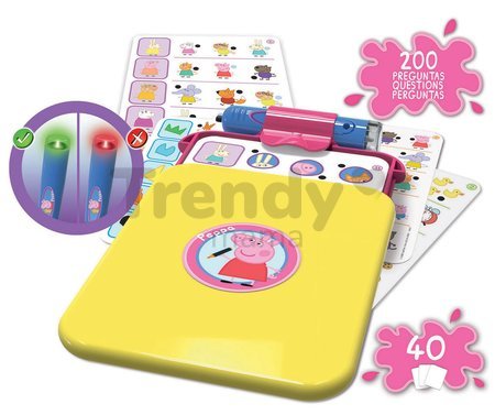 Conector Junior Peppa Pig Educa 40 kariet a 200 otázok s inteligentným perom
