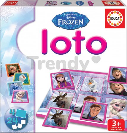 Hra Frozen Loto Educa 24 ks