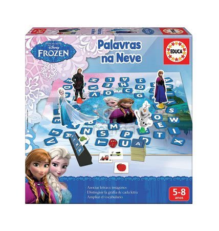 Náučná hra Učíme sa hrať so slovami Frozen Educa od 5 rokov
