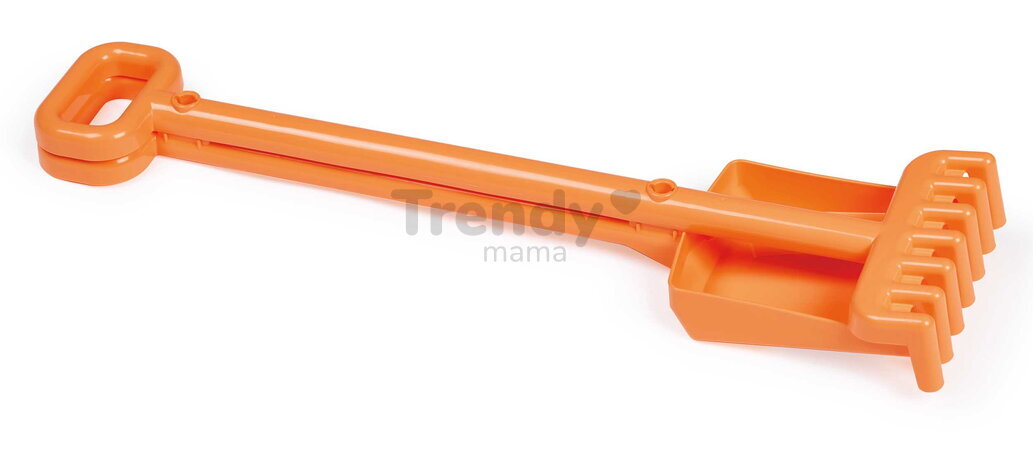 Sada lopatka a hrabličky Écoiffier dĺžka 52 cm oranžová od 18 mes