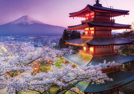 Puzzle Genuine Mount Fuji, Japan Educa 2000 dielov