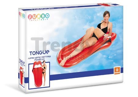 Nafukovacie lehátko Jumbo Tongue Mondo červené 170 cm