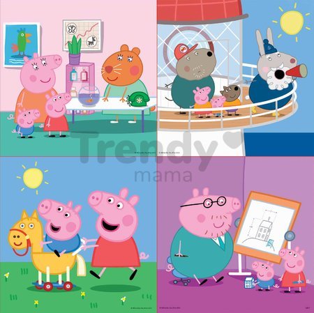 Puzzle Peppa Pig Educa 12-16-20-25 dielov, progresívne