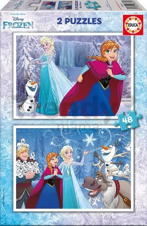 Puzzle Frozen Educa 2x 48 dielov