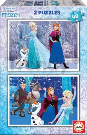 Puzzle Frozen Educa 2x 48 dielov