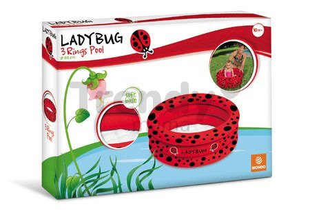 Nafukovací bazén Lady Bug Mondo 60 cm priemer 3-komorový od 10 mes