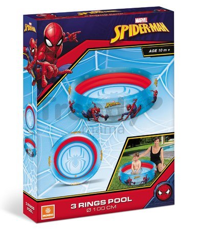 Nafukovací bazén Spiderman Mondo trojkomorový 100 cm od 10 mes