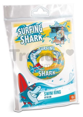 Nafukovacie plávacie koleso Surfing Shark Mondo 50 cm od 24 mes