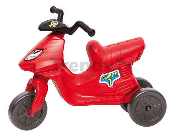 Odrážadlo skúter Scooter 7 Red Dohány červené nosnosť 50 kg