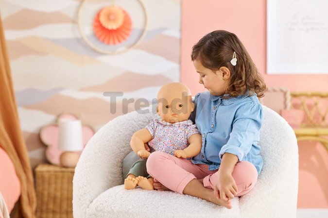 Bábika na obliekanie Bébé Chéri Mon Grand Poupon Corolle s hnedými klipkajúcimi očami 52 cm