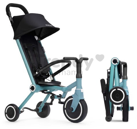 Trojkolka a kočík skladacia Wind Aqua 4v1 smarTrike ultraľahká s TouchSteering ovládaním a brzdou rozšíriteľná od 9 mes