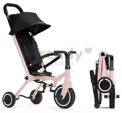 Trojkolka a kočík skladacia Wind Blush 4v1 smarTrike ultraľahká s TouchSteering ovládaním a brzdou rozšíriteľná od 9 mes