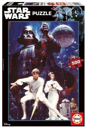 Puzzle Star Wars Epizóda IV - Nová nádej Educa 500 dielov od 11 rokov