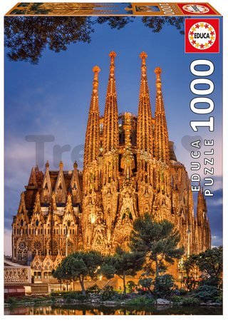 Puzzle Genuine Sagrada Familia Educa 1000 dielov od 11 rokov