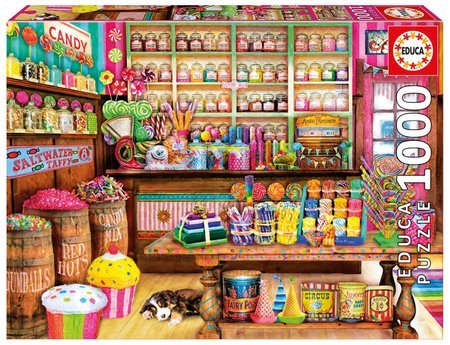 Puzzle Genuine Candy Shop Educa 1000 dielov od 11 rokov