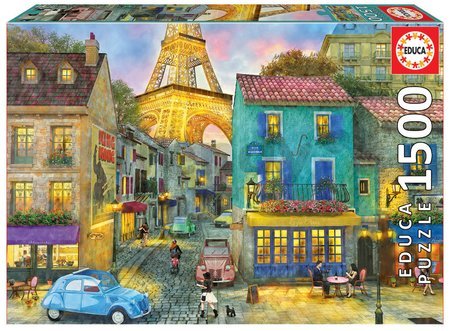 Puzzle Genuine Paris Streets Educa 1500 dielov od 11 rokov