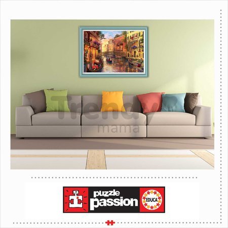 Puzzle Genuine Sunset in Venice Educa 1500 dielov od 11 rokov