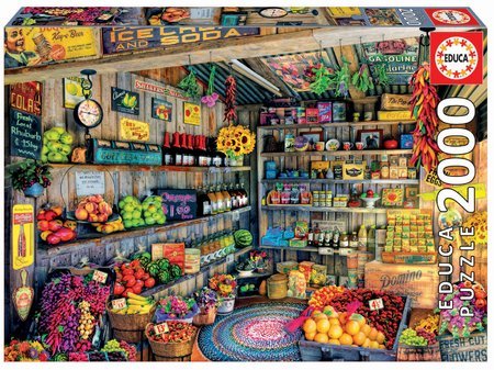 Puzzle Genuine Grocery Shop Educa 2000 dielov od 11 rokov