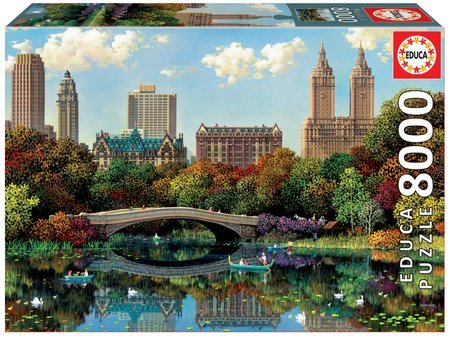 Puzzle Genuine Central Park Bow Bridge, Alexander Chen Educa 8000 dielov od 11 rokov